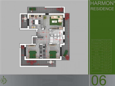 Theodor Pallady - Titanul Nou - Apartament 3 camere cu terasa Finalizat